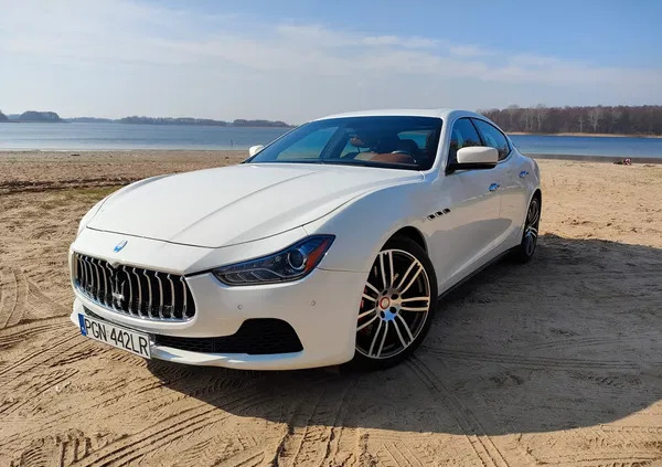 samochody osobowe Maserati Ghibli cena 115900 przebieg: 154647, rok produkcji 2014 z Gniezno